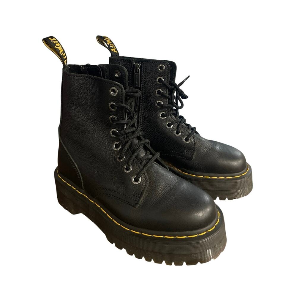 Dr. Martens Jadon III Pisa Leather Platform Boots SZ Women 7 Combat Punk Grunge